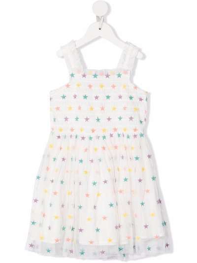 Stella McCartney Kids star-embroidered dress