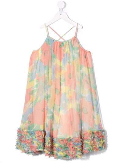 Stella McCartney Kids floral-print ruffle dress