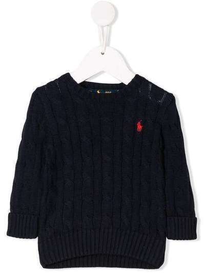Ralph Lauren Kids свитер с вышитым логотипом 320749876