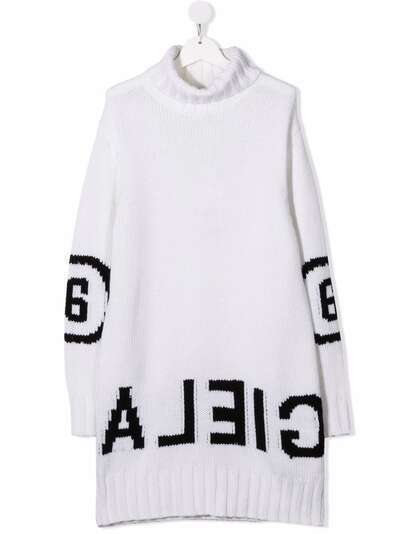 MM6 Maison Margiela Kids платье с логотипом