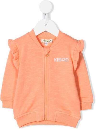 Kenzo Kids кардиган на молнии с логотипом KQ17017