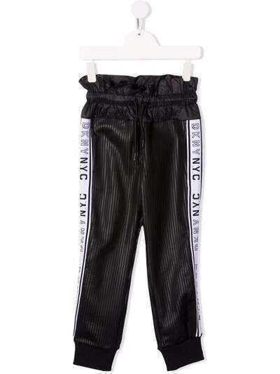 Dkny Kids брюки с кулиской и логотипом