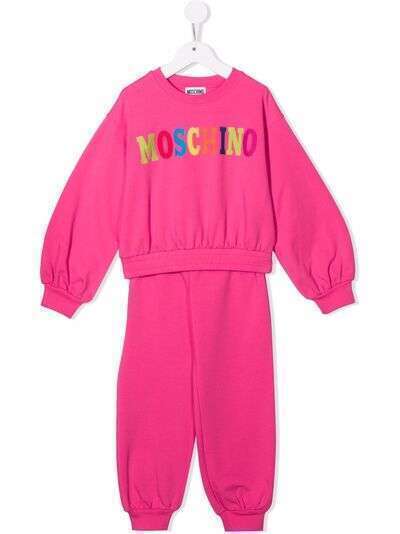 Moschino Kids спортивный костюм с логотипом