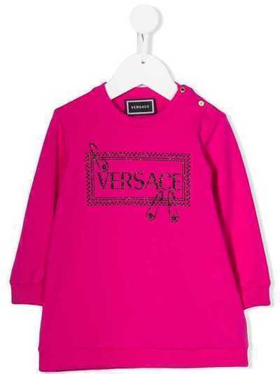 Young Versace толстовка с блестящим логотипом YA000125YA000771