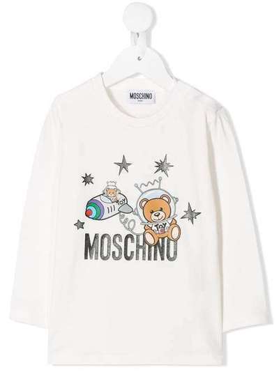 Moschino Kids толстовка с принтом Teddy Bear MOM01VLBA12