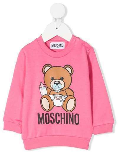 Moschino Kids толстовка с принтом Toy Bear MXF02PLDA00