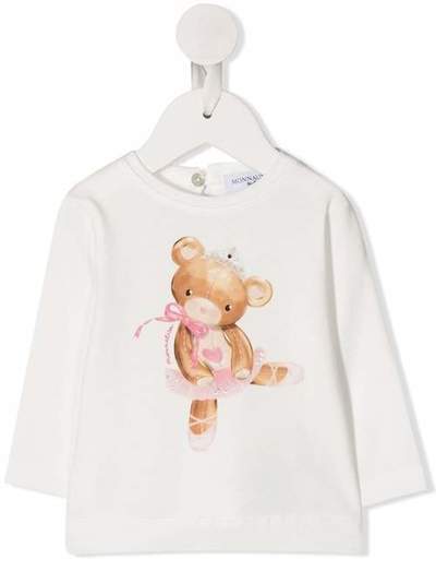 Monnalisa bear-print sweatshirt 396602S96000