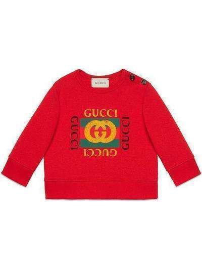 Gucci Kids Baby sweatshirt with Gucci logo 497819X9P52