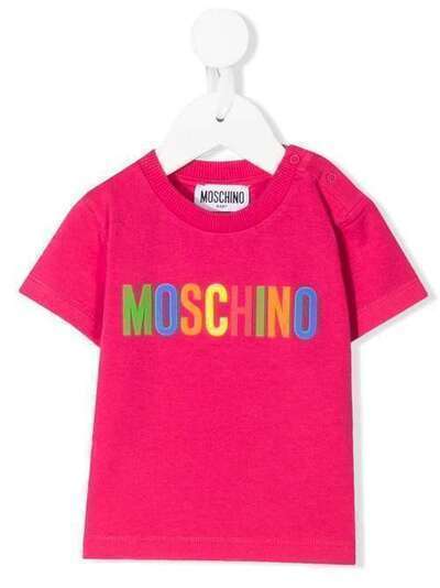 Moschino Kids футболка с логотипом M9M021LBA01