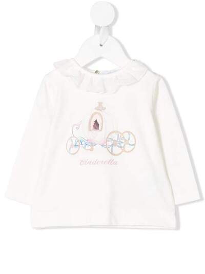 Monnalisa футболка с принтом 'Cinderella' 312629PS2201