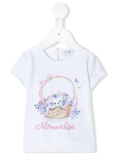 Monnalisa футболка с принтом 315601S15201