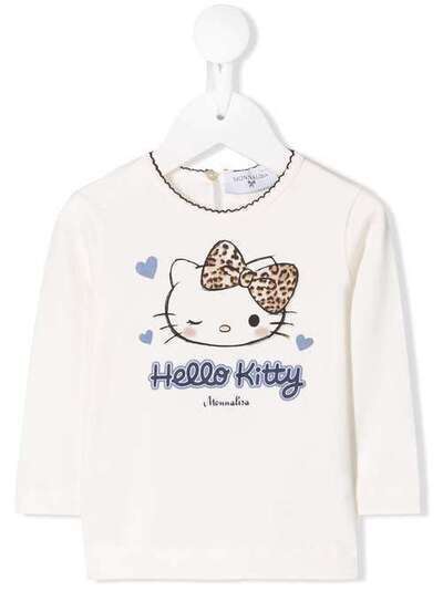 Monnalisa футболка Hello Kitty с длинными рукавами 314622PH4201