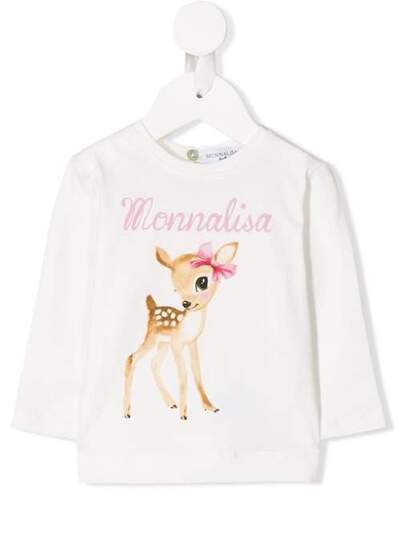 Monnalisa Bambi print T-shirt 314600S14201