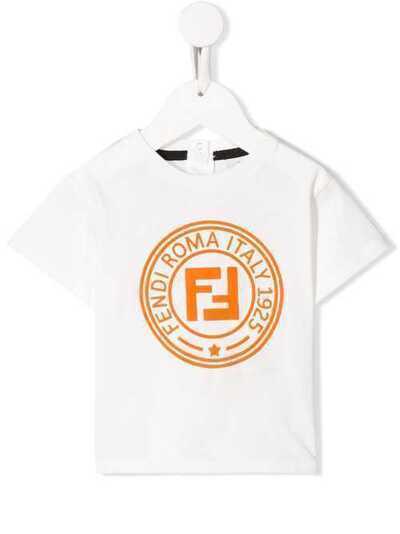 Fendi Kids футболка с логотипом FF BMI1987AJ