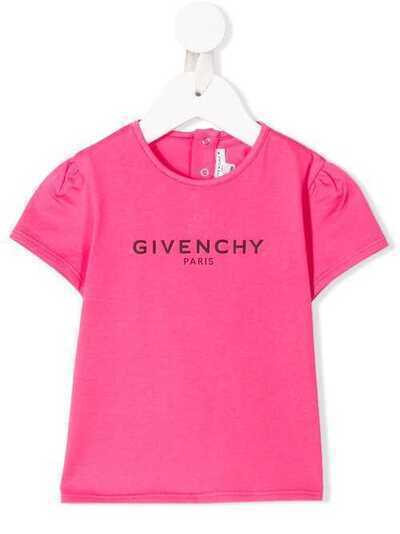Givenchy Kids футболка с логотипом H0509446C