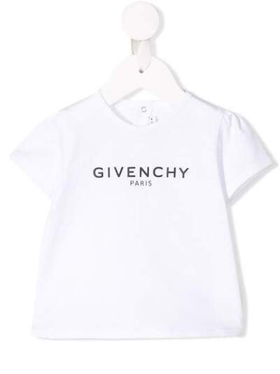 Givenchy Kids футболка с логотипом H0509410B