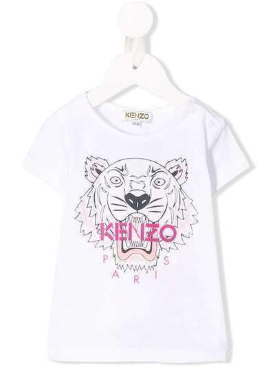 Kenzo Kids футболка с принтом KP10248BB01P