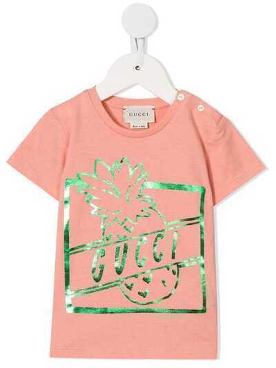 Gucci Kids футболка с принтом 555675XJBJF