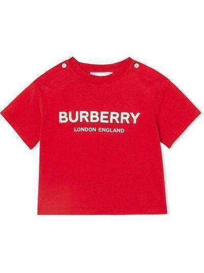 Burberry Kids футболка с логотипом 8011946