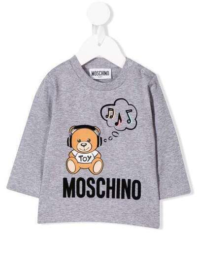 Moschino Kids футболка с принтом Teddy Bear M7M01VLBA12