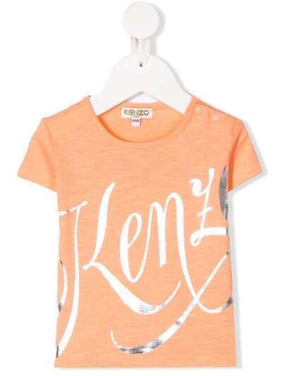 Kenzo Kids футболка с короткими рукавами и логотипом KQ10127