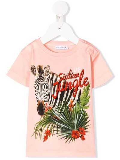 Dolce & Gabbana Kids футболка с принтом Sicilian Jungle L2JTFFG7WQV