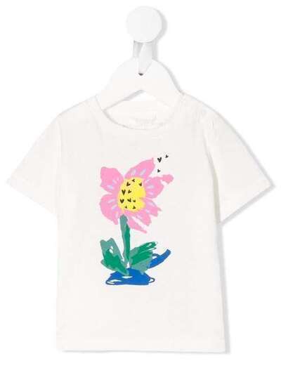 Stella McCartney Kids футболка с цветочным принтом 588428SOJ07