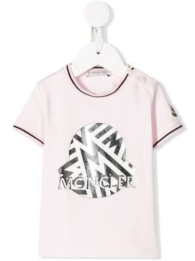 Moncler Kids футболка с логотипом 8C702108790A