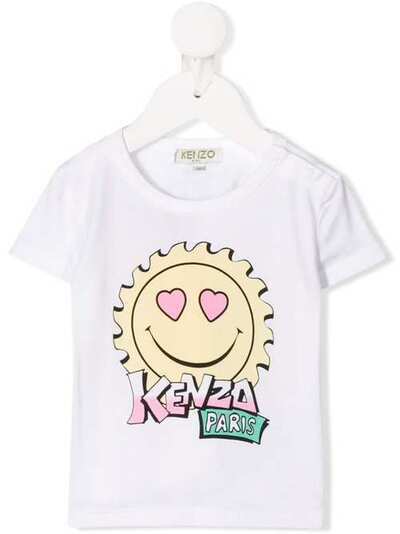 Kenzo Kids футболка с логотипом KQ10037
