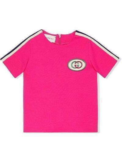 Gucci Kids футболка с нашивкой GG 578063XJBEB