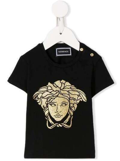 Young Versace футболка Medusa с блестками YA000151YA00019