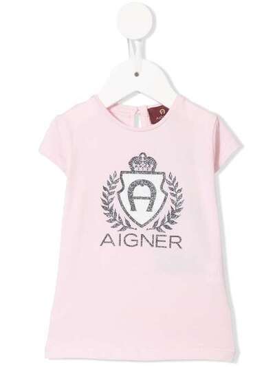 Aigner Kids футболка с логотипом 54933