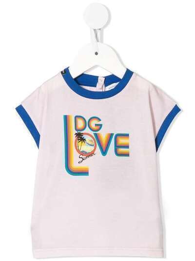 Dolce & Gabbana Kids футболка DG Love L2JTEXG7WBD