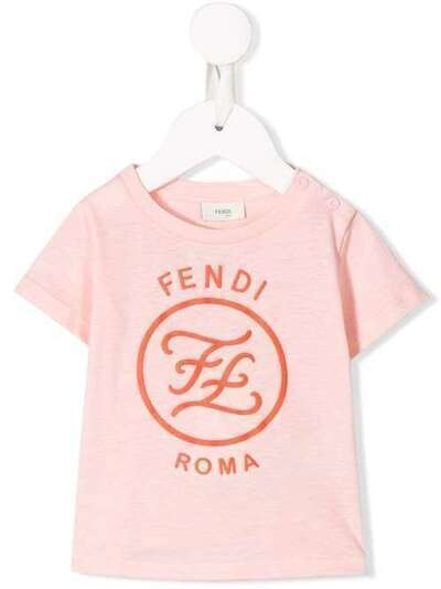 Fendi Kids футболка с логотипом BFI1127AJ