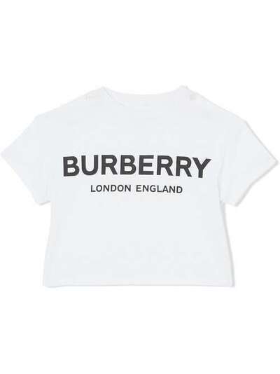 Burberry Kids футболка с принтом логотипа 8008888