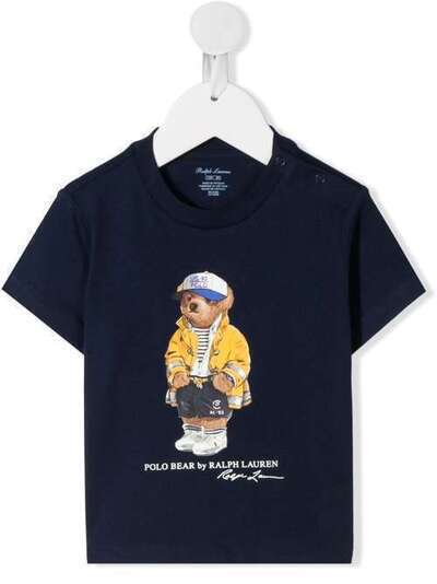 Ralph Lauren Kids футболка с принтом CP-93 Bear 320785950