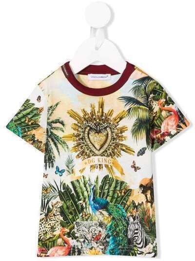 Dolce & Gabbana Kids футболка с графичным принтом L1JT7WG7SRL