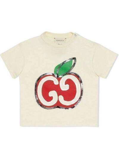 Gucci Kids футболка с принтом 581019XJCDC
