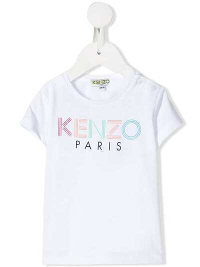 Kenzo Kids футболка с логотипом KQ10087