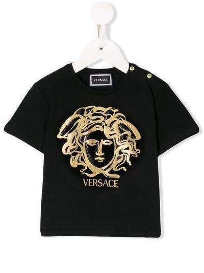 Young Versace футболка с логотипом Medusa YB000062YA00019