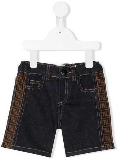 Fendi Kids джинсовые шорты с узором FF BMF160A6IQ