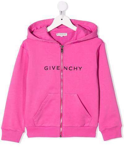Givenchy Kids худи на молнии с логотипом