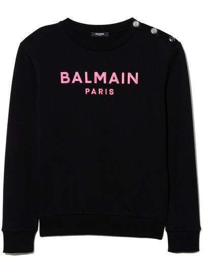 Balmain Kids толстовка с логотипом