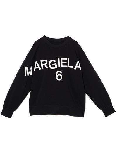 MM6 Maison Margiela Kids толстовка с логотипом