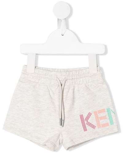Kenzo Kids logo print casual shorts KQ2900723