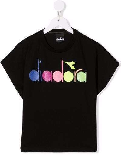 Diadora Junior TEEN logo-print cotton T-shirt