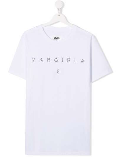 MM6 Maison Margiela Kids футболка с логотипом