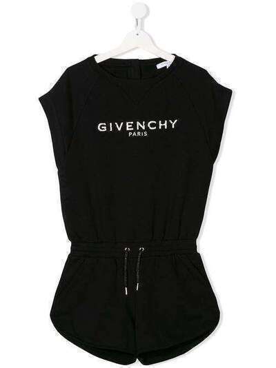 Givenchy Kids branded playsuit H1407409B