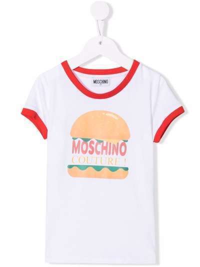 Moschino Kids футболка с логотипом