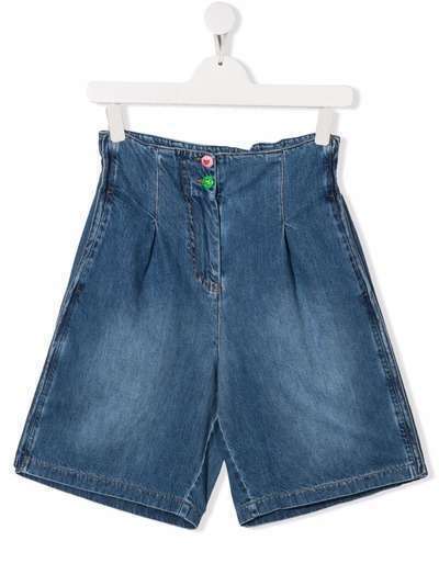 Philosophy Di Lorenzo Serafini Kids джинсовые шорты со складками